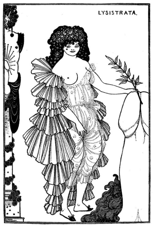 Abbild von Lysistrata, Protagonistin einer Komödie des griechischen Dramatikers Aristophanes.